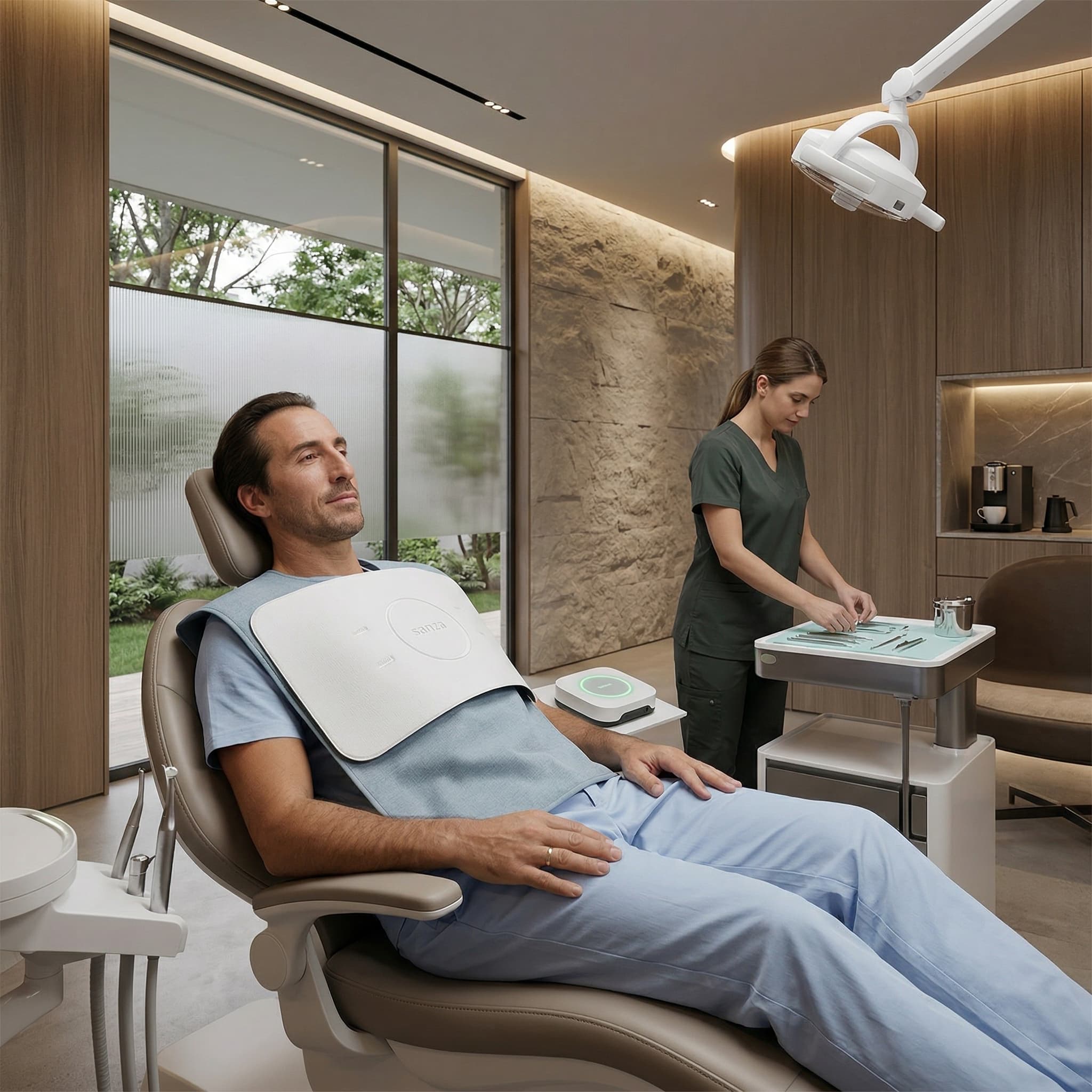 Ambient calm wellness session.